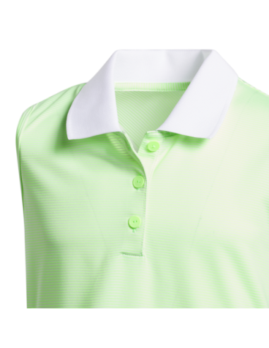 adidas Ottoman Stripe Sleeveless IP9701 girls golf Polo shirt