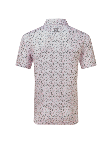Footjoy Primrose Print Lisle 81568/81570 men golf Polo shirt