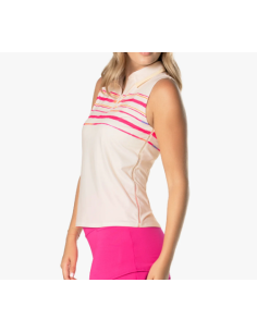 Polo golf Lucky in Love Shock N´Awe Zip Tank GT232-X10108 2