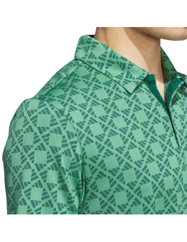Polo golf hombre adidas Ultimate365 HEAT.RDY Jacquard
