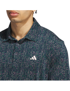 adidas Ultimate365 Power Grid Print IX2029 men golf Polo shirt 2