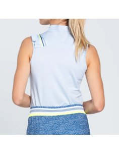Lucky in Love Steel Going Zip Tank GT209-Z55444 women golf Polo shirt 2