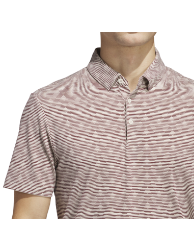 Polo golf hombre adidas Go-To Printed Stripe