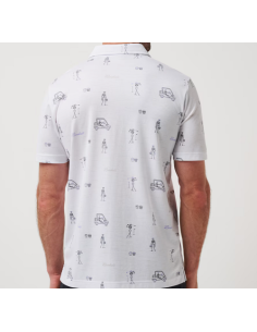 Polo golf hombre Travis Mathew Lost City A40129 2
