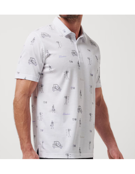 Travis Mathew Lost City A40129 men golf Polo shirt