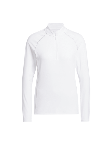 Sudadera golf mujer adidas Ultimate365 Solid Quarter-Zip Mock