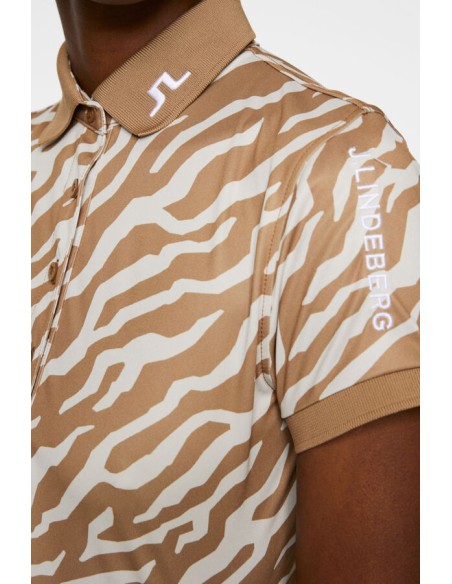 Polo J.Lindeberg Tour Tech Print golf mujer