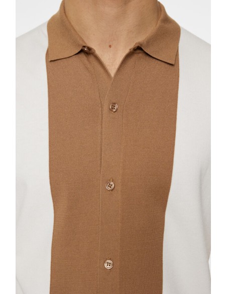 J.Lindeberg Rue Knitted gof men Polo Shirt