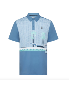 Penguin Palm Springs men golf Polo Shirt