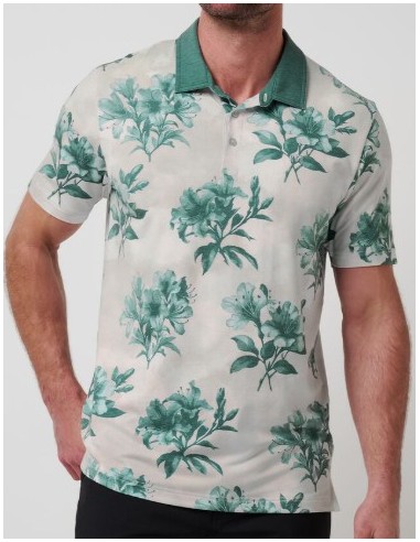 Polo golf hombre Travis Mathew Featherweight Magnolia