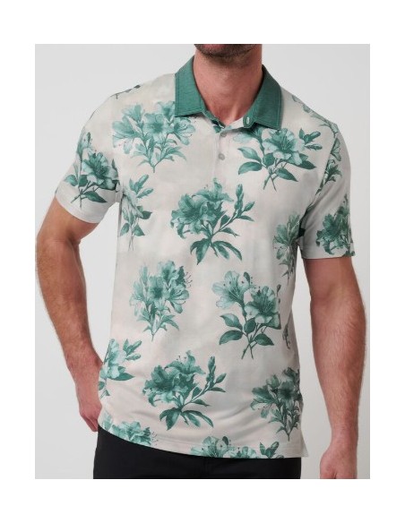 Polo golf hombre Travis Mathew Featherweight Magnolia