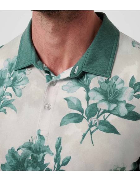 Polo golf hombre Travis Mathew Featherweight Magnolia