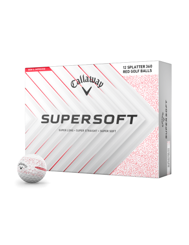 Bolas golf Callaway Supersoft Splatter 360