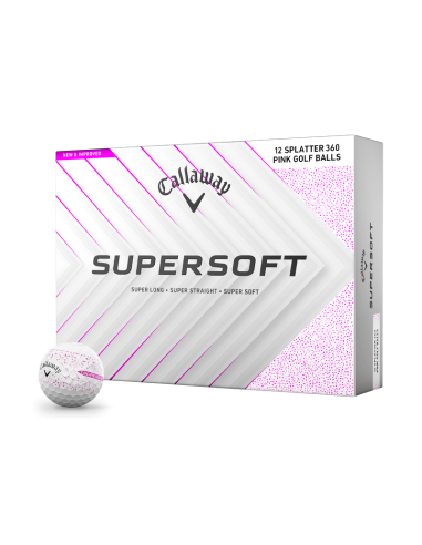 Bolas golf Callaway Supersoft Splatter 360
