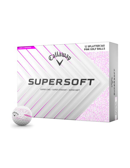 Callaway Supersoft Splatter 360 golf Balls