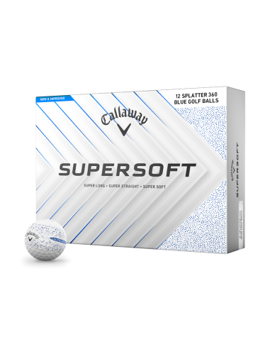 Bolas golf Callaway Supersoft Splatter 360
