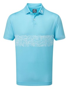 Footjoy Tropical Chestband 89894 men golf Polo shirt