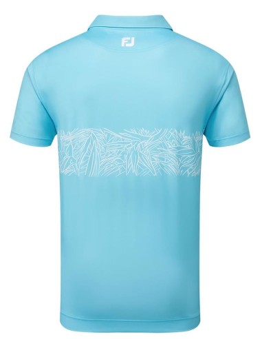 Footjoy Tropical Chestband 89894 men golf Polo shirt