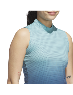 adidas Ultimate365 Gradient Sleeveless women golf Polo shirt 2