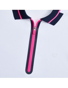 Polo golf mujer G/Fore Tech Pique Contrast GLP000090 2