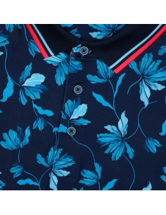 Polo golf hombre G/Fore Iris Floral Tech GMP000098 2