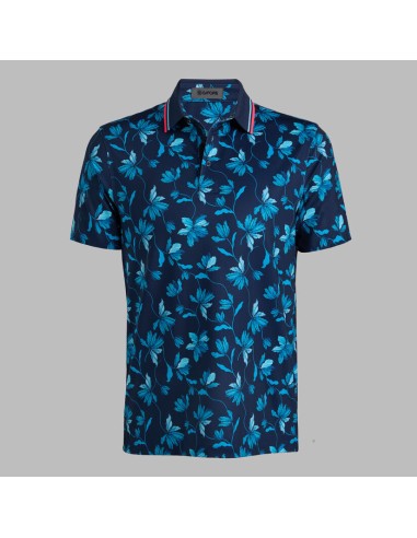 G/Fore Iris Floral Tech GMP000098 men golf Polo shirt