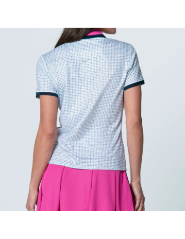 Polo golf mujer Lucky in Love Lovin' Boucle' Zip Short Sleeve
