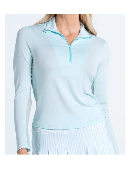 Sudadera golf mujer Lucky In Love Free Play Zip Long Sleeve