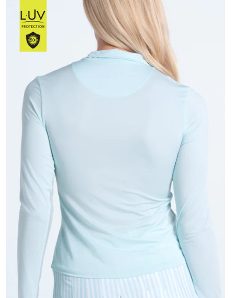 Sudadera golf mujer Lucky In Love Free Play Zip Long Sleeve