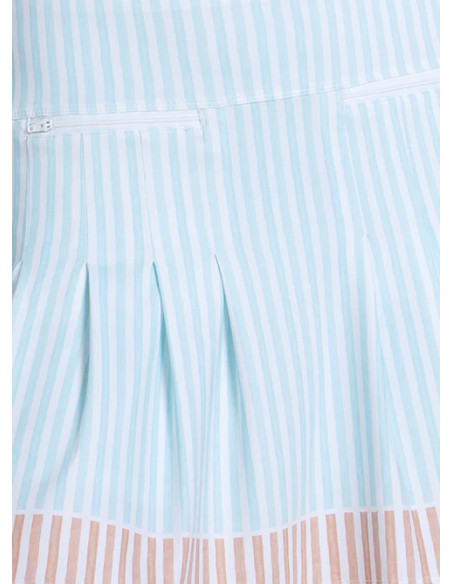 Lucky In Love Riviera Stripe Pocket women golf Skort
