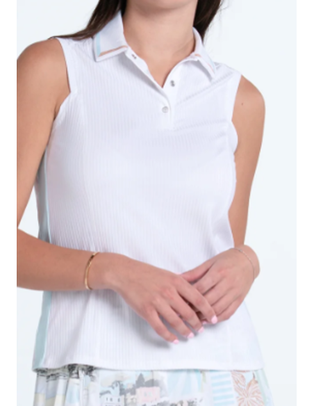 Lucky In Love Tee Time women golf Polo shirt