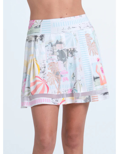 Falda golf Lucky In Love Riviera Breeze Pleat