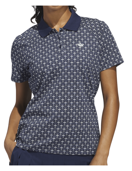 Polo golf mujer adidas Originals All Over Trefoil