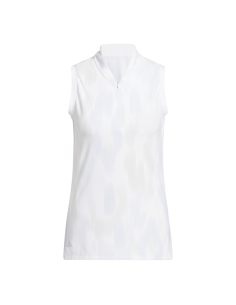 Polo golf mujer adidas W Ultimate Printed Sleeveless JX6650