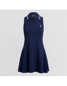 Vestido golf Ralph Lauren RLX Womens Stretch Jacquard SL Polo 285A10593