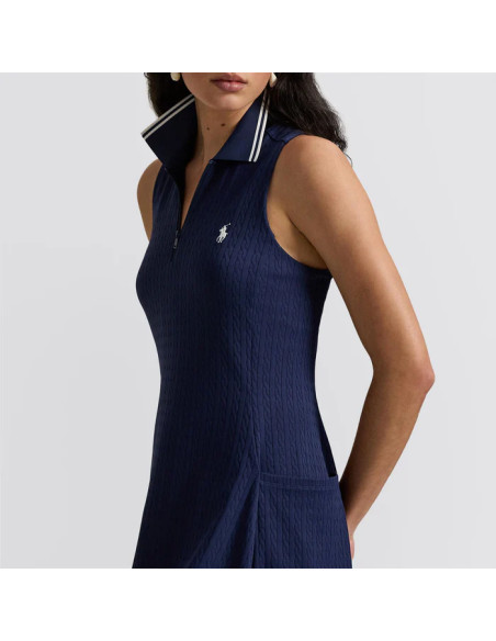Vestido golf Ralph Lauren RLX Womens Stretch Jacquard SL Polo 285A10593