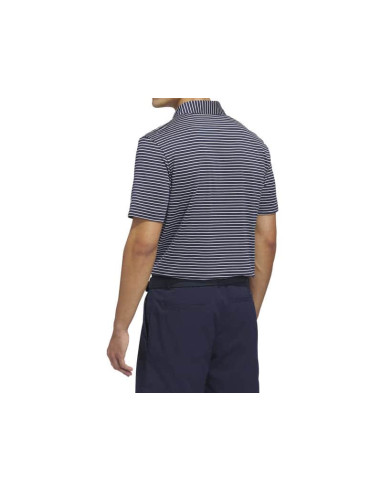 adidas men golf Performance two-colour stripe JY5437 Polo Shirt