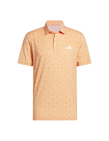 adidas men golf Ultimate 365 Mesh Print KE7705 Polo Shirt
