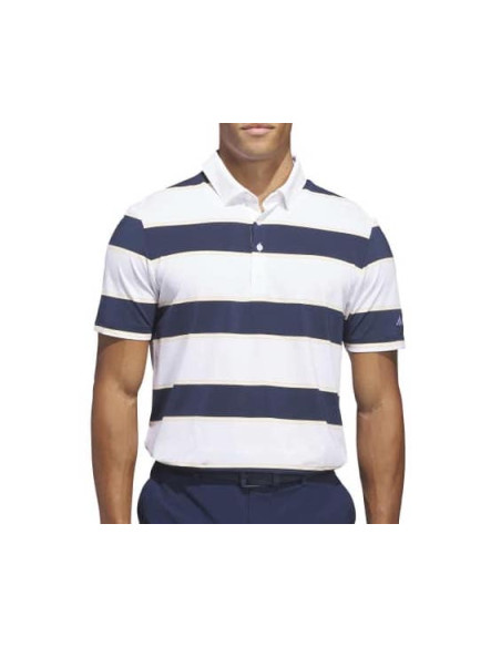 Polo golf hombre adidas Ultimate 365 Jumbo Stripe JZ0475