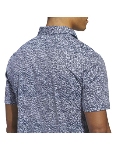 adidas men golf Ultimate Feather Print KR9521 Polo Shirt