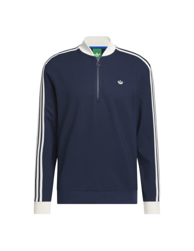 adidas men golf 3 Stripes 1/4 Zip JY9940 Sweatshirt