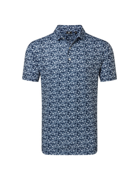 Polo golf hombre Footjoy Hidden Palm Print Lisle 39244