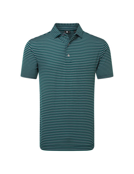 Polo golf hombre Footjoy Shadow Stripe Lisle 39271