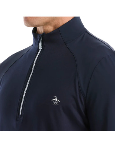 Sudadera golf hombre Penguin Mixed Media 1/4 Zip OGKSG049