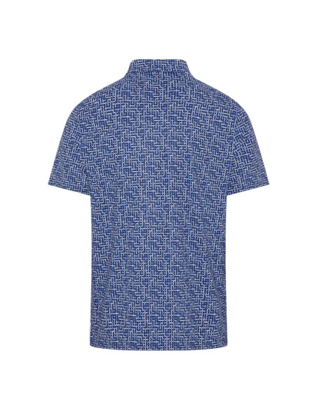 Penguin Color Theory Gingham men golf Polo shirt OGKSG036