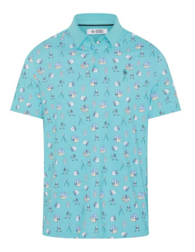 Penguin Range Finder Novelty men golf Polo shirt OGKSG031