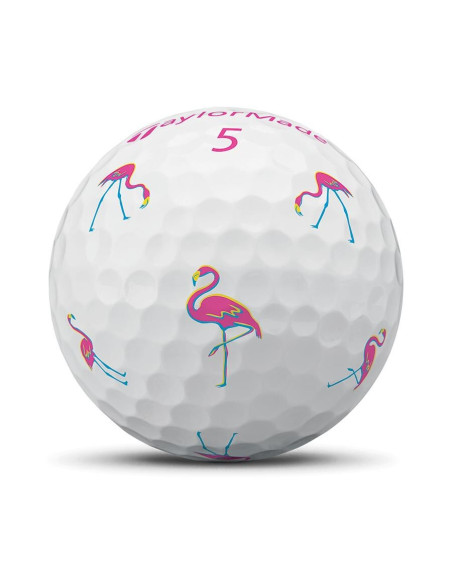 TaylorMade TP5 pix Flamingo Limited Edition golf Balls