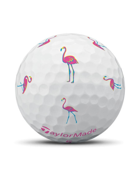 TaylorMade TP5 pix Flamingo Limited Edition golf Balls