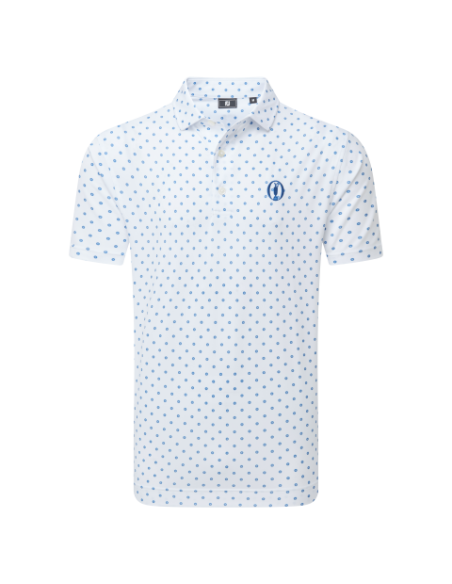Footjoy golf 154th Open Championship Ditsy Polo Shirt