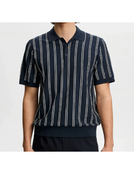 J.Lindeberg Reymond Stripe golf Polo Shirt